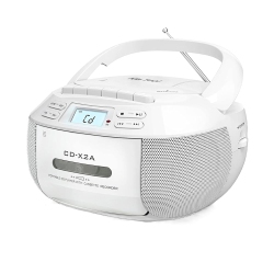 GREEN SCENIC Portable CD Player \w Speaker, Cassette Player \w Bluetooth, Fm Radio, USB/mp3 Playback, Lcd Display, Remote Control, Cassette Recording