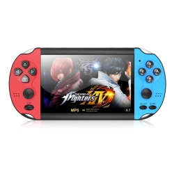 THE WAY Dual Joystick 8G Handheld Game Console Psp Game Console 4.3 Inch HD Large Screen X7 Handheld Game Console Portable Handheld Video Game