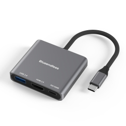 THE WAY Typec Docking Station 4K60Hz HD Pd Fast Charging USB3.0 Laptop Converter Three-In-One Hub Docking Station Multi-Port
