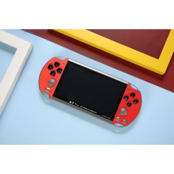 THE WAY X7Plus Double Game Console 5.1-Inch Large Screen HD Handheld Game Console GBa Arcade Retro Game Console, Classic Arcade Retro Game Console-Red