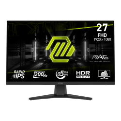 MSI 27" 1920 X 1080 (Fhd) 200Hz 0.5Ms (Gtg) Rapid Ips Monitor Tilt Adjustable (Mag 272F)