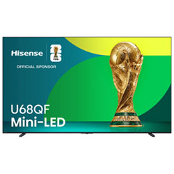 Hisense 55" U68QF Series 4K UHD HDR Mini LED QLED Fire TV Smart TV (55U68QF) - 2025