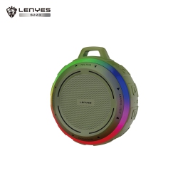 LENYES S223 Portable RGB Bluetooth Speaker | Bt 5.3 Low-Latency • Ipx6 Dust & Water Resistant • 5 W Rms Full-Range Driver • 1500 Mah = 20