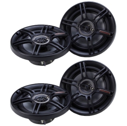 CRUNCH Cs-653 300 Watts 6.5-Inch 3-Way 4 Ohms Car Cs Speakers (2 Pack) In Black