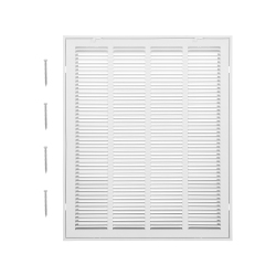 VEVOR Fits W20 X H25 Inch Return Air Filter Grille, Filter Not Included, Return Air Vent Cover for Wall, Powder-Coated Steel Return Air Grill