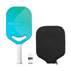 VEVOR T700 Pickleball Paddle \w Aero Throat, Carbon Fiber Surface & Honeycomb Core, Professional Pickleball Paddle \w Increased Power & Control &
