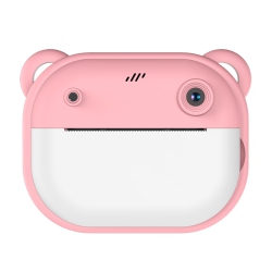 THE WAY New Children's Polaroid, Printing Camera, HD Dual-Lens Photo And Video Toy, 4Mp HD 1080P - Without Memory Card +32G In Pink