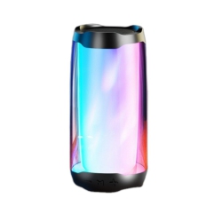 THE WAY High-Quality Wireless Glare Night Light Small Steel Cannon Mini High Volume Bluetooth Portable Speaker Super Bass Sound - Shining Night