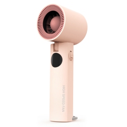 THE WAY Turbine Handheld Fan, Outdoor Extremely Fast Violent Neck Hanging Folding Portable USB Charging Small Fan, Cooling Handheld Bladeless Fan