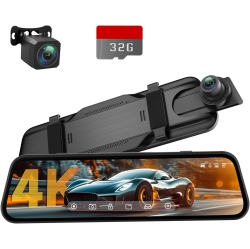 VEEMENT 4K View Mirror Camera Front And Rear