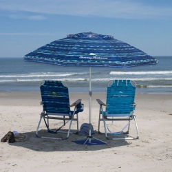 TOMMY Bahama 2.3M (7.5 Ft) Beach Umbrella With Anchorx
