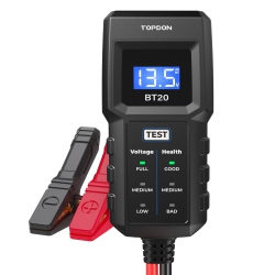 TOPDON Bt20 Battery Tester (12V - Monochrome Display)