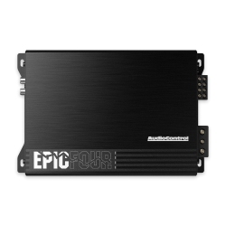 AUDIOCONTROL Epic Series 4 Channel Full Range Amp - 200W X4 2Ohm, 100W X4 4Ohm, 300W X2 4Ohm Brg