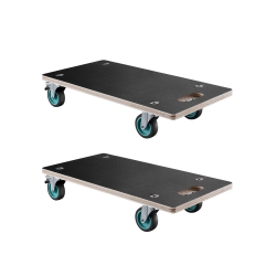 VEVOR 551 Lbs Load Furniture Dolly, Furniture Moving Dollies \w 4 Tpr Silent Wheels, Rectangle Multifunctional Flat Dolly for Piano Furniture Couch