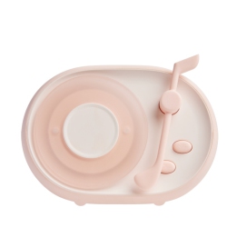 CHSSHA00 Retro Bluetooth Speaker With Night Light - 5W Rich Bass, Bt 5.3, 1200Mah Battery, USB Charging, Portable Wireless Speaker for Home & Gifts