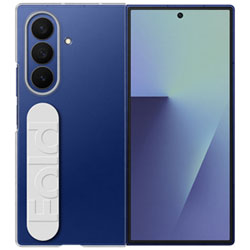 Samsung Clear Grip Case with Strap for Galaxy Z Fold7 - Clear