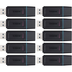 KINGSTON 64GB Datatraveler Exodia Flash Drive - Dtx/64GB ( Pack Of 10 )