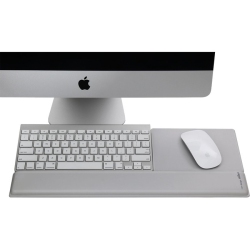 RAIN DESIGN Mrest Wrist Rest & Mouse Pad - (10013) In Silver