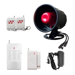 MYACUC Shop Security Alarm System Kit Door Alarm System Siren Door/window Sensors Remotes Burglar Alarm for House Office, for Alexa Google Home