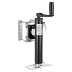 VEVOR 2000 Lbs Load Trailer Jack, Heavy Duty Swivel Bolt-On Trailer Jack, 10" Lift Trailer Jack Stand \w Handle for Rv Trailer, Horse Trailer
