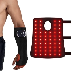 MYACUC Light Therapy Device for Body Calf Arm Pain Relief Near Infra Light Therapy 850Nm Led Muscle Wrap for Leg Home Use In Red