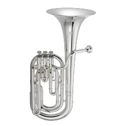 JUPITER Jbr730S 3/4 Bb Baritone - Silver-Plated