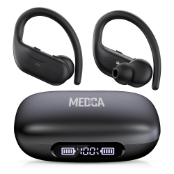 MEDCA Rechargeable Bluetooth Hearing Amplifier for Seniors - Easy-To-Use Behind The Ear Sound Amplifier \w Automatic Noise Cancelling & App - Bte For