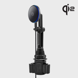 MIGHTY MOUNT Mag Switch Qi2 Wireless Charger & Cup Holder Mount