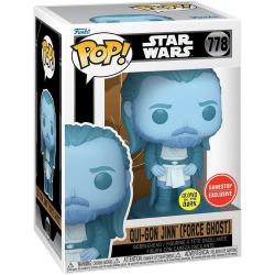 POP Star Wars 3.75 Inch Action Figure Exclusive - Qui-Gon Jinn Force Ghost #778