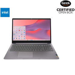 Open Box - Lenovo IdeaPad 3i 15.6" Chromebook - Arctic Grey (Intel Celeron N4500/64GB eMMC/4GB RAM/Chrome OS)