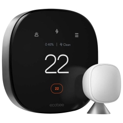 ECOBEE - Wi-Fi Smart Thermostat Premium - In Black