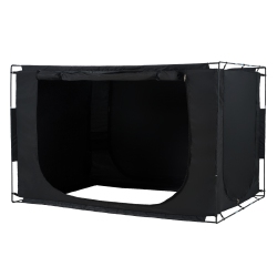 VEVOR 3 Doors Bed Tent, Pongee Fabric, Breathable Dream Tent \w 0.37 In Fiber Poles On Bed Privacy, Full Size 70% Blackout Sleeping Bed Canopy, Fit