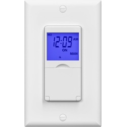 BN-LINK 7 Day Programmable In-Wall Timer Switch for Lights, Fans And Motors, Single Pole And 3 Way (Compatible \w Spdt) Both Use, Neutral Wire
