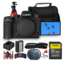 PANASONIC Lumix S1 Iie Mirrorless Camera | 24.2Mp Full-Frame Bsi Sensor Bundle