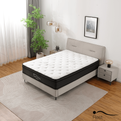 REST THERAPY 12 Inch Horizon Bamboo Pocket Coil Mattress (Queen)