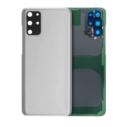ESOURCE PARTS Replacement Back Cover Glass With Camera Lens Compatible With Samsung Galaxy S20 Fe (Service Pack) (Cloud White)