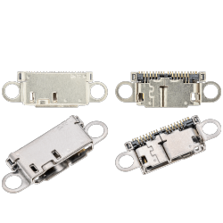 ESOURCE PARTS Replacement Charging Port Soldering Required - 21 Pin - Micro B 3.0 - 4 Anchor Points (C046)