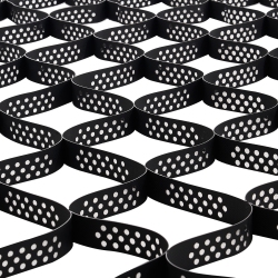 VEVOR 2 Inch Depth Gravel Grid, 16.4 X 6.5 Ft / 5000 X 1980 Mm, 1880 Lbs Per Sq Ft, Permeable Geo Grids Driveway Stabilization, for Garden, Patio