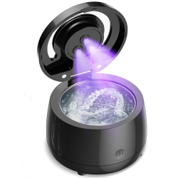 THE WAY Dental Ultrasonic Retainer Cleaner: 45Khz Teeth Cleaning Cartridge for Dentures, Mouthguards, Night Guards, Aligners, Braces, Toothbrush