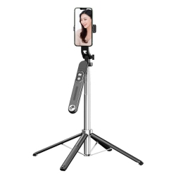 THE WAY P510 Mobile Phone Selfie Stick Four-Legged Live Broadcast Stand Photography Artifact Can Be Extended to 1.8 Meters Handheld Wireless Remote