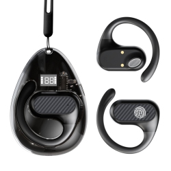 THE WAY Wireless Bluetooth Earphones, Ows Sports Waterproof Earhook Headphones Touch Control Extra Long Battery Life, Bluetooth 5.4 Wireless Earbuds