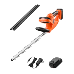 VEVOR 1200 Rpm Electric Hedge Trimmer, Cordless Hedge Trimmer for Low Branch, 20V 2A Battery, Bush Trimmer \w 20 In Dual Action Blade & Secure