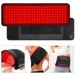 MYACUC Light Therapy Mat for Body And Face, 20 60Cm Infra Light Therapy Pad, 660Nm & 850Nm Infra Light Therapy Belt for Face Back Shoulder Knee Pain