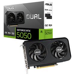 ASUS Dual GeForce RTX 5050 OC 8GB GDDR6 Video Card