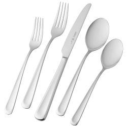 HENCKELS Silvano 53 Piece Flatware Set Polished
