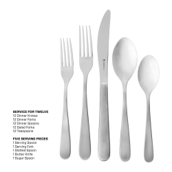 HENCKELS Lucena Flatware Set 65 Piece
