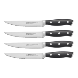HENCKELS Forged Accent 4 Piece Steak Set In Black