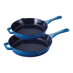 HENCKELS 2 Piece Cast Iron Frying Pan Set