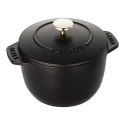 STAUB La Cocotte 725 Ml Cast Iron Round Rice Cocotte In Black
