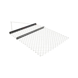 VEVOR 4 X 5 Ft Drag Harrow, Made From Q235 Steel, Utv Tractor Attachments for Landscape Leveling Or Sod Prepping, Durable Harrow Rake for Gravel